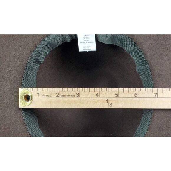 Target 100% Wool Fedora Hat Brown Wide Brim Western Boho Festival Concert Safari - Picture 2 of 6